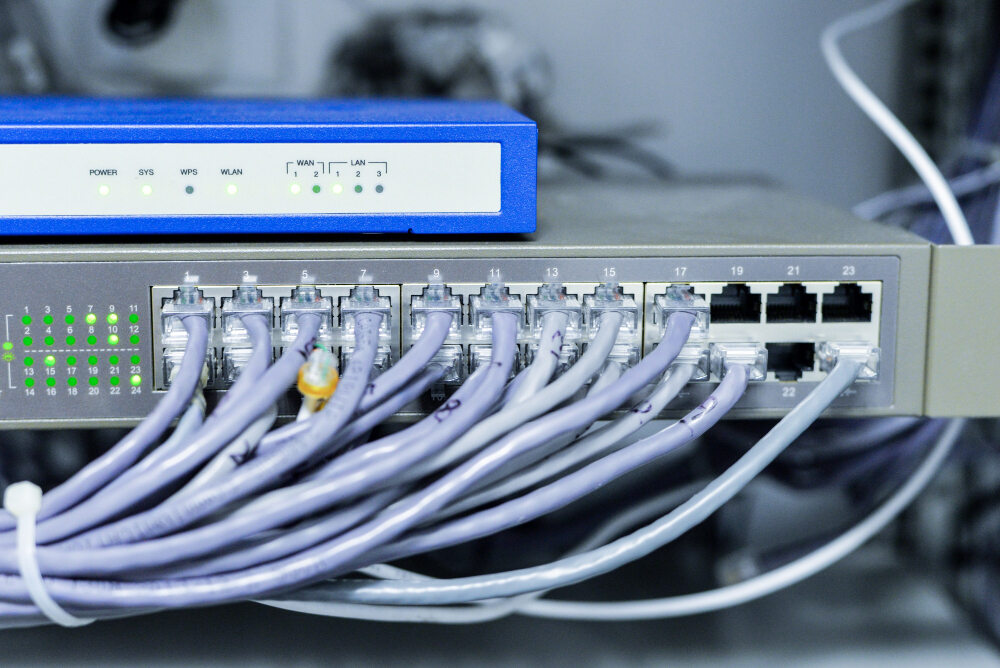 High-performance network switches used for reliable office network connectivity